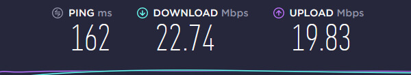 SkyVPN Speedtest UK